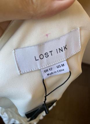 Блузка з стильними рукавами від lost ink m/l5 фото