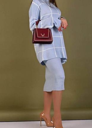 Роскошная женская сумочка клатч бордовая2 фото