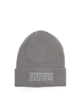 Вязаная шапка-бини guess