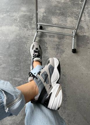 Жіночі кросівки nike m2k tekno grey6 фото