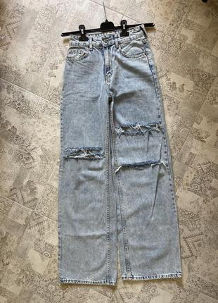 Широкі джинси палацо1 фото