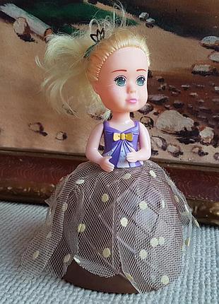 -кукла на подставке, трансформер, блондинка, 14,5см