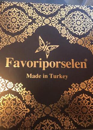 Турецкий набор стаканов для чая армуд favori porselen turkey2 фото