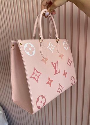 Кожаный шоппер в стиле lv louis vuitton