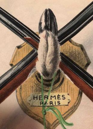 Винтажный платок 1960 г hermès les fusils2 фото
