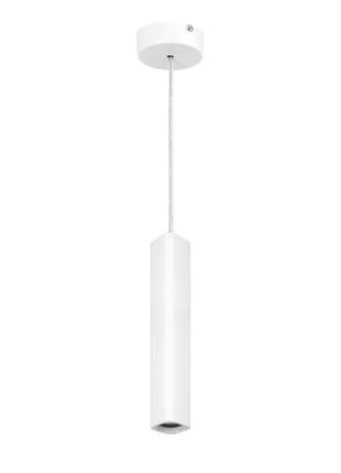 Подвесной светильник maxus 6w теплый свет, 280mm квадратный белый (1-fpl-005-02-s-wh)
