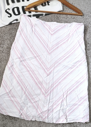 Летняя юбка лен катон1 фото