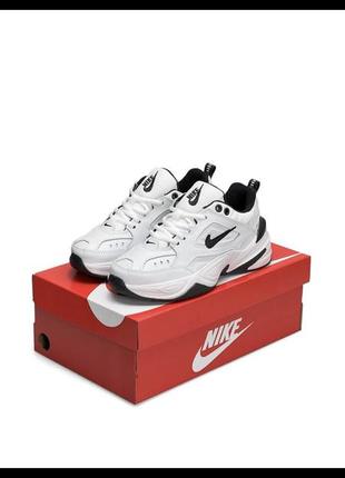 Nike m2k tekno premium white black