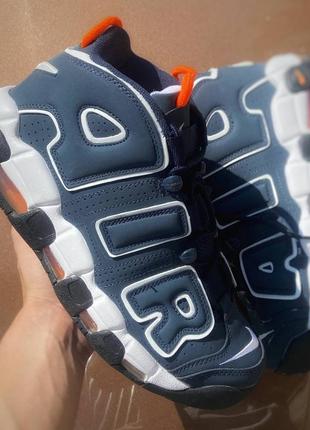 Осенние-зимние кроссовки nike air more uptempo blue🔥