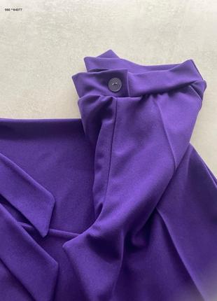Фиолетовый костюм с жилеткой3 фото