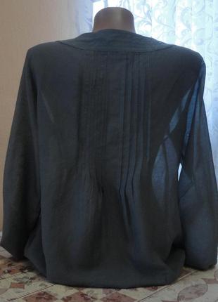 Супер брендовая блуза блузка рубашка хлопок шелк3 фото