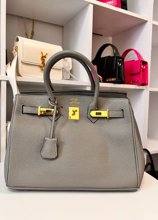 Сумка у стилі hermes grey