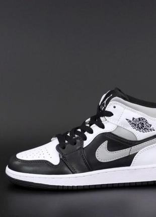 Мужские кроссовки blue air DA3130-800 jordan 1 high grey black white 40-41-42-43-44-45