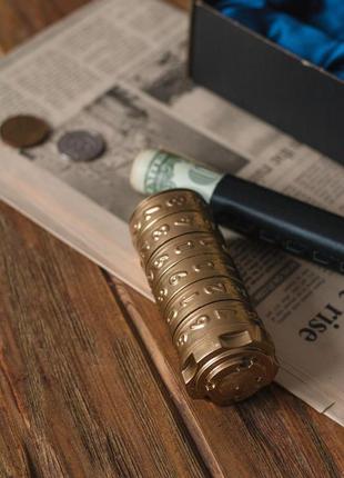 Оригінальний подарунок на день народження - головоломка з секретом "криптекс"8 фото