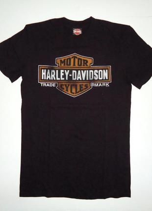 Мотофутболка harley davidson чорна оригінал (s-m)