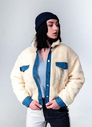Бомбер плюшевый с утеплителем
