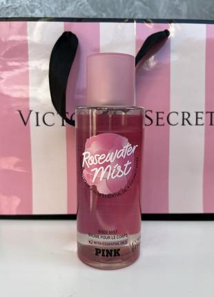 Распыли спрея victoria’s secret pink rosewater mist оригинал.