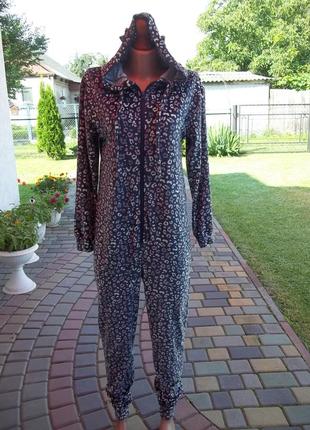 ( s - 44 р ) велюровый комбинезон пижама кигуруми женская б / у