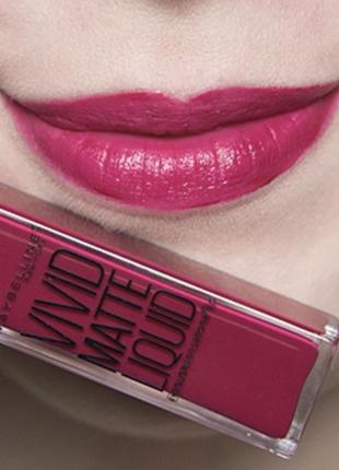 Блиск для губ maybelline new york color sensational vivid matte