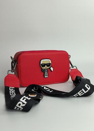 Сумка karl lagerfeld snapshot red