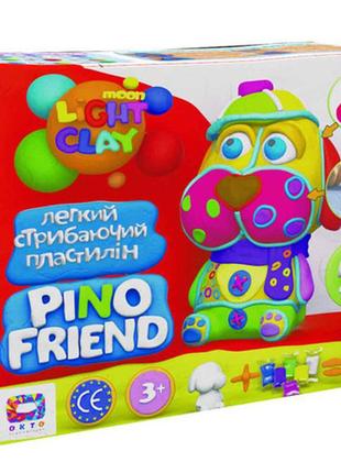 Набор легкого прыгающего пластилина фредди 70035 тм moon light clay pino friend