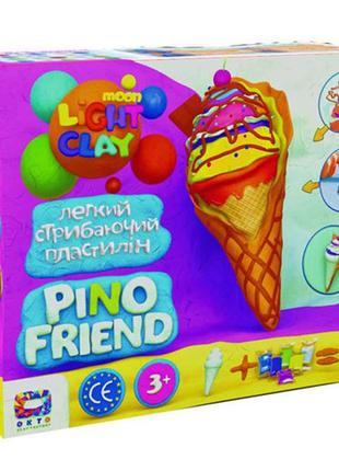 Набор легкого прыгающего пластилина айси 70039 тм moon light clay pino friend