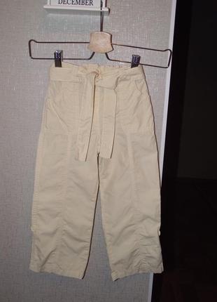 Классные летние штанишки на девочку 3-4 года 104 см.2 фото