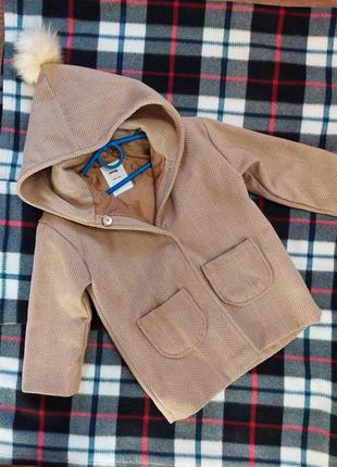 Детское пальто для девочки sinsey 104 р.1 фото