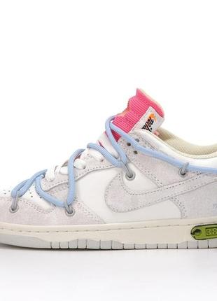 Nike dunk x off white8 фото