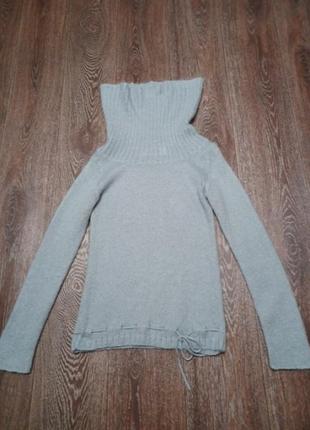 Брендовый мохеровый свитер с высоким объемным воротником р.10/12 от cote femme designed in  Джонс3 фото