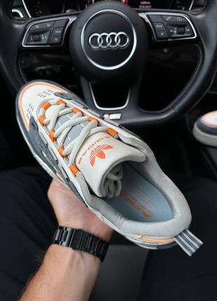 Мужские кроссовки adidas originals adi2000 grey orange6 фото