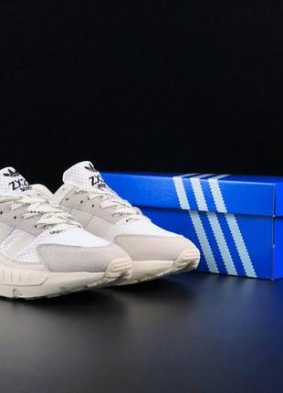 Мужские кроссовки adidas zx 22 white beige3 фото