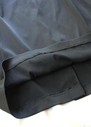 Брендовое коктальное черное атласное платье бюстье футляр с открытыми плечами + бретели6 фото