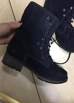 Теплий замшеві чоботи черевики clarks