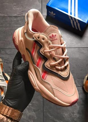 Кроссовки adidas ozweego pink (демисезон.)