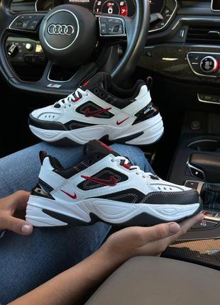 Жіночі кросівки nike m2k tekno premium black red white