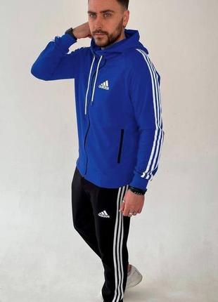 Спортивний костюм adidas кофта на змійці + штани з лампасами2 фото