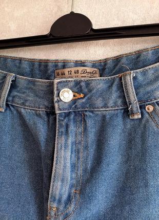 Джинсовые шорты мом от denimco из классического джинса, базовые джинсовые шорты под zara5 фото