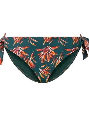 Женские плавки бикини esmara®, с завязками по бокам, размер евро 40, цвет зеленый1 фото