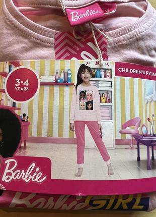 Пижама lily&amp;dan розовая, barbie, р. 3-4 р. 98-104 см., (0184-3,5).