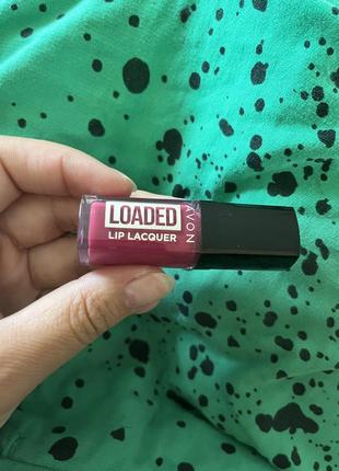 Глянцевий блиск для губ ейвон avon loaded pinch of pink