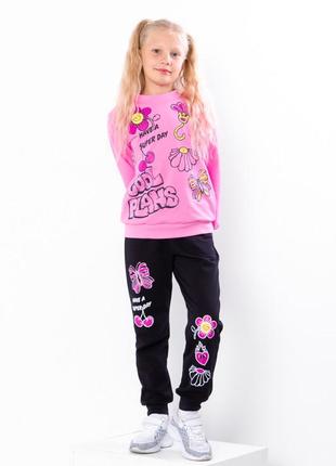 Спортивний костюм дитячий, спортивний костюм для дівчат, красивый костюм спортивный, яскравий комплект для дівчат