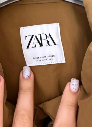 Стильный тренч zara плащ5 фото