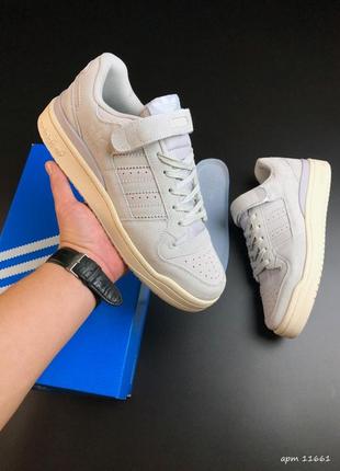 Чоловічі кросівки adidas forum low grey