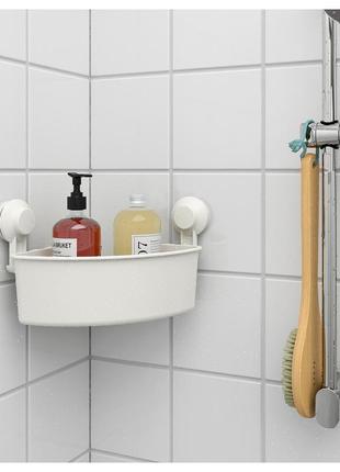 Кутова полиця з присосками tisken ikea 204.003.04