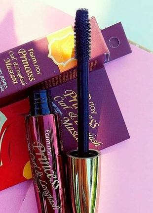 Тушь для ресниц подкручивание и длина farmstay princess curl & longlash mascara