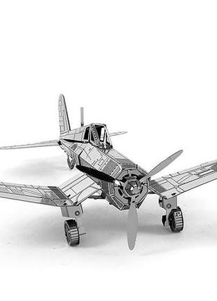 Пазл метвллический 3d истребитель, винищувач corsair f4u