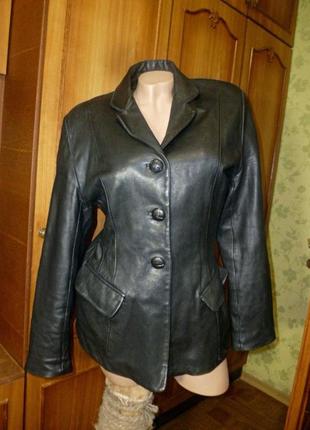 Натуральная кожаная куртка kenzo exclusive утепленная черная женская1 фото