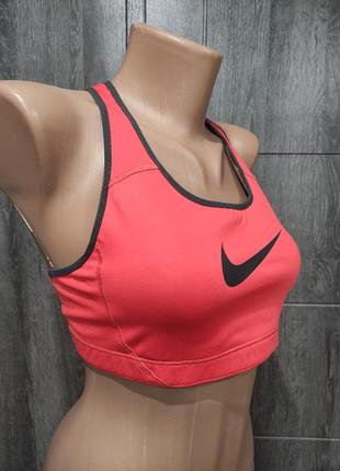 Фирменный спортивный топ, спортивный бюстгальтер nike dri-fit2 фото