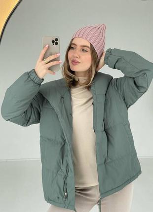 Теплая куртка курточка силикон6 фото